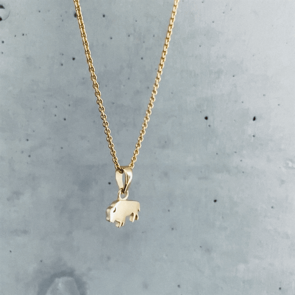 Buffalo Necklace - Gold