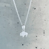 Buffalo Necklace - Silver