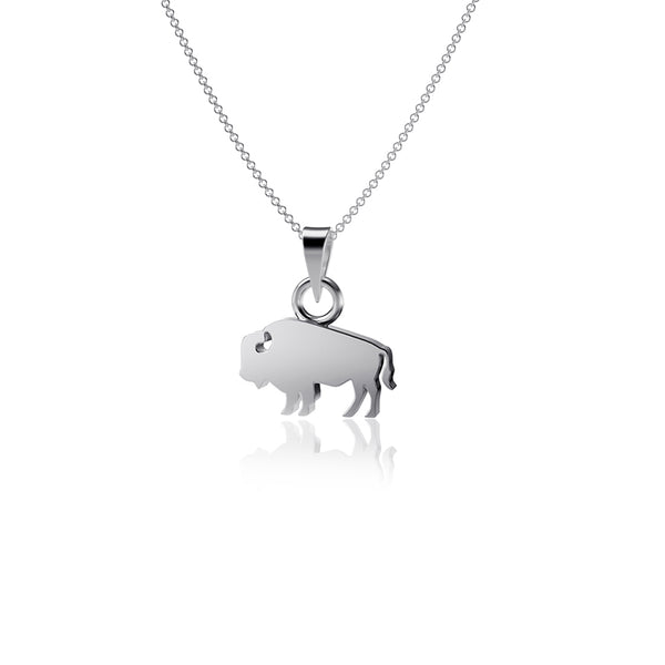 Buffalo Necklace - Silver