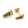Cheer Stud Earrings - Gold