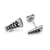 Cheer Stud Earrings - Silver