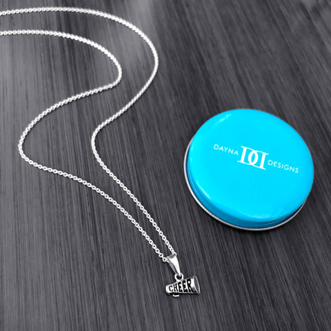 Cheer Pendant Necklace - Silver