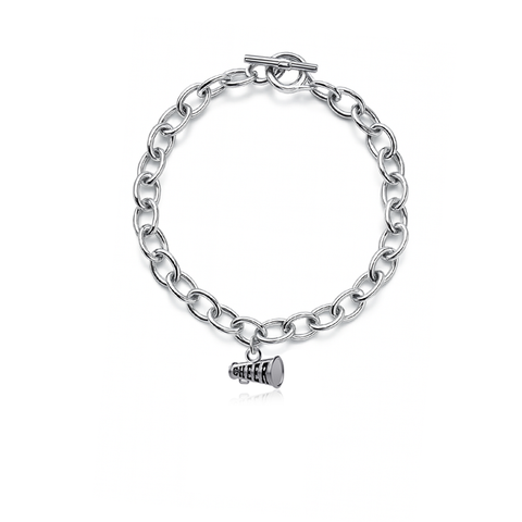 Cheer Link Bracelet - Silver