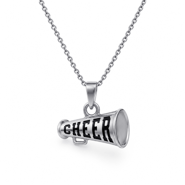 Cheer Pendant Necklace - Silver