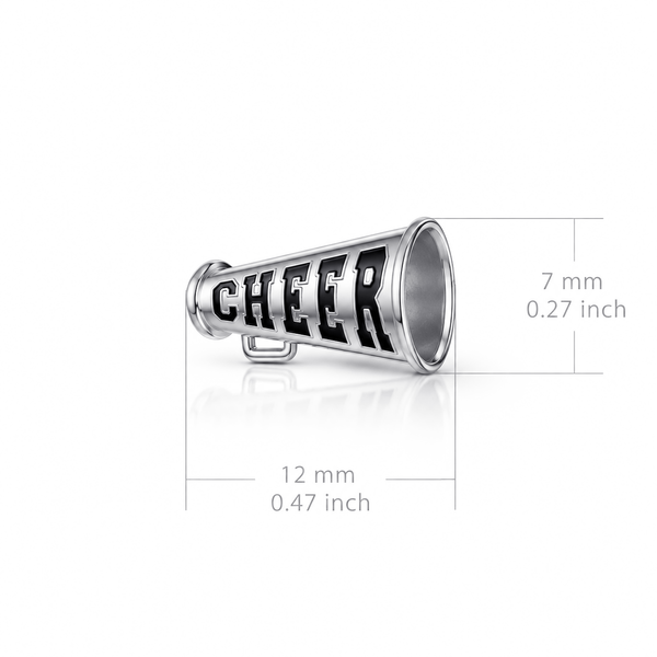 Cheer Pendant Necklace - Silver