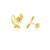 Chicken Stud Earrings - Gold