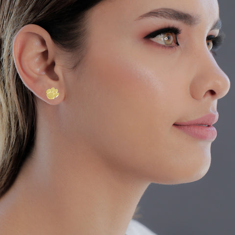 Clemson University Stud Earrings - Gold