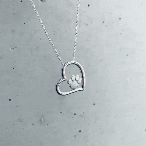 Clemson University Heart Necklace