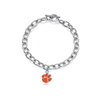 Clemson University Link Bracelet - Enamel