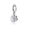 Clemson University Bracelet Charm - Silver