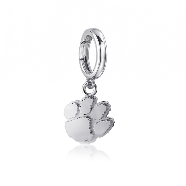 Clemson University Bracelet Charm - Silver