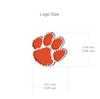 Clemson University Bracelet Charm - Enamel