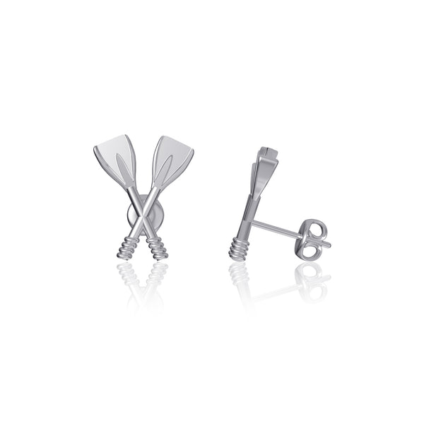 Crew Rowing Stud Earrings