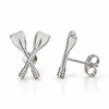 Crew Rowing Stud Earrings