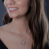 Crew Rowing Heart Necklace