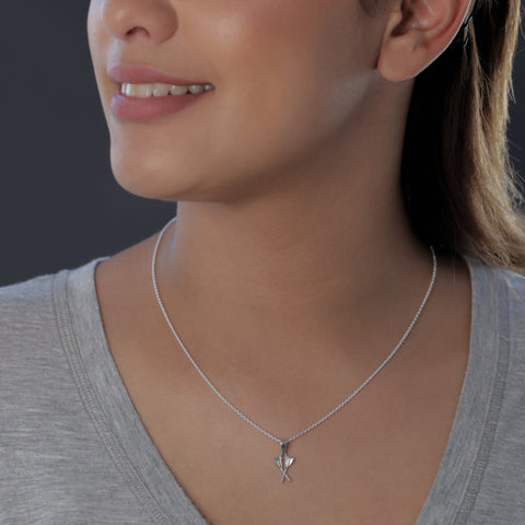 Crew Rowing Pendant Necklace