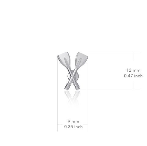 Crew Rowing Pendant Necklace
