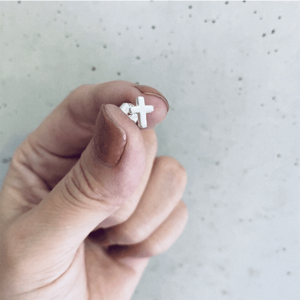 Cross Stud Earrings