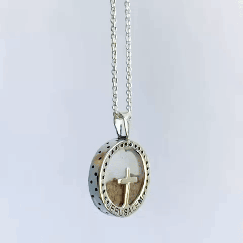Holy Land Cross Necklace