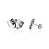 Comedy and Tragedy Mask Stud Earrings
