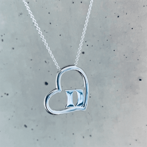 Duke University Heart Necklace