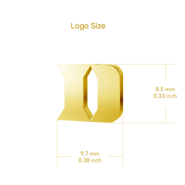 Duke University Stud Earrings - Gold