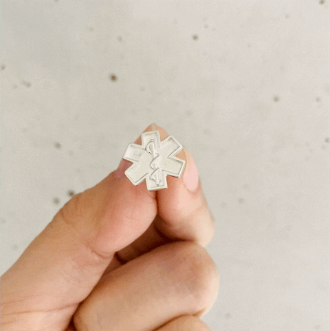 EMT Stud Earrings - Silver