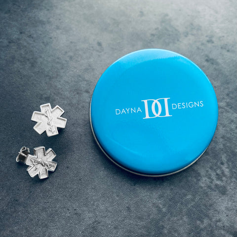 EMT Stud Earrings - Silver