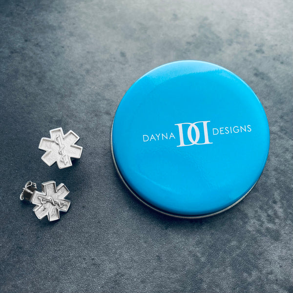 EMT Stud Earrings - Silver