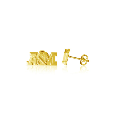 Florida A&M Rattlers Post Earrings - Gold Plated