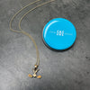Hockey Pendant Necklace - Gold