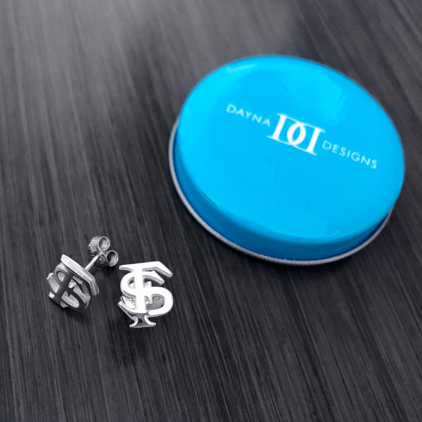 Florida State University Stud Earrings - Silver