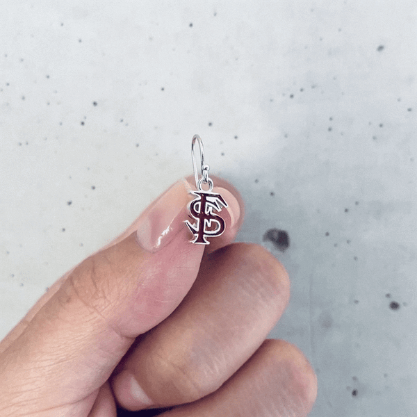Florida State University Dangle Earrings - Enamel