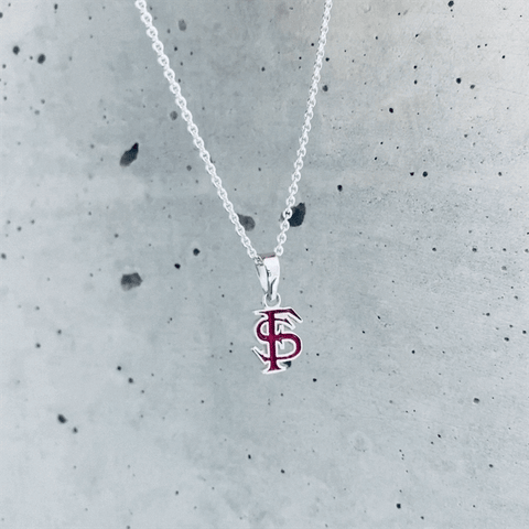 Florida State University Pendant Necklace - Enamel
