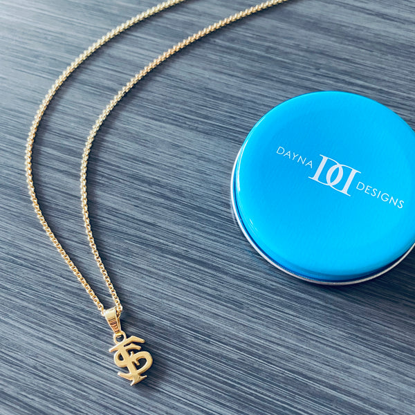 Florida State University Pendant Necklace - Gold