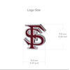 Florida State University Dangle Earrings - Enamel