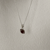 Football Pendant Necklace - Enamel