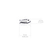 Fish Stud Earrings - Silver
