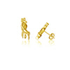 Giraffe Stud Earrings - Gold