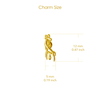 Giraffe Stud Earrings - Gold
