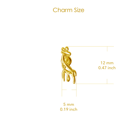 Giraffe Stud Earrings - Gold