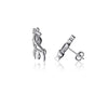 Giraffe Stud Earrings - Silver