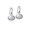 University of Georgia Dangle Earrings - Silver