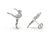 Gymnastics Stud Earrings