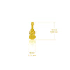 Guitar Stud Earrings - Gold
