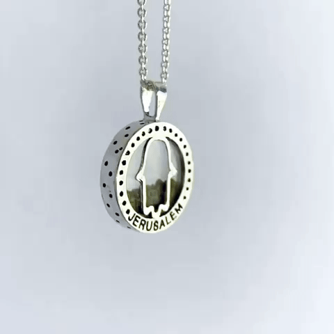 Holy Land Hamsa Necklace