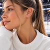 Hockey Stud Earrings