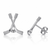 Hockey Stud Earrings