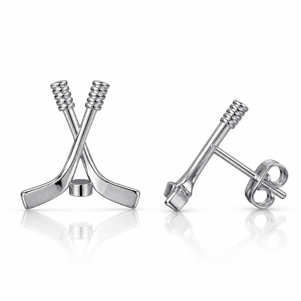 Hockey Stud Earrings