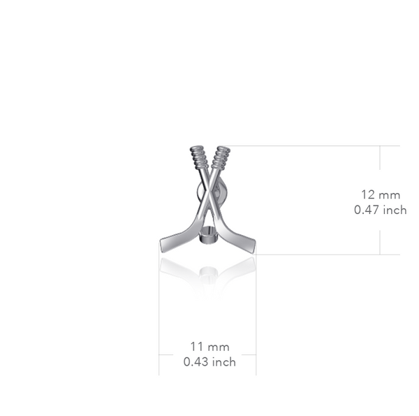 Hockey Stud Earrings